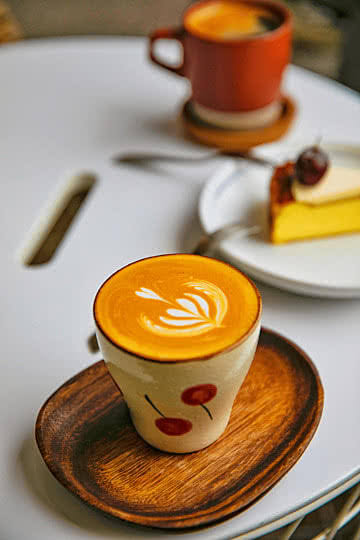 Cappuccino sunumu