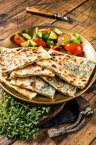 Gözleme sunumu